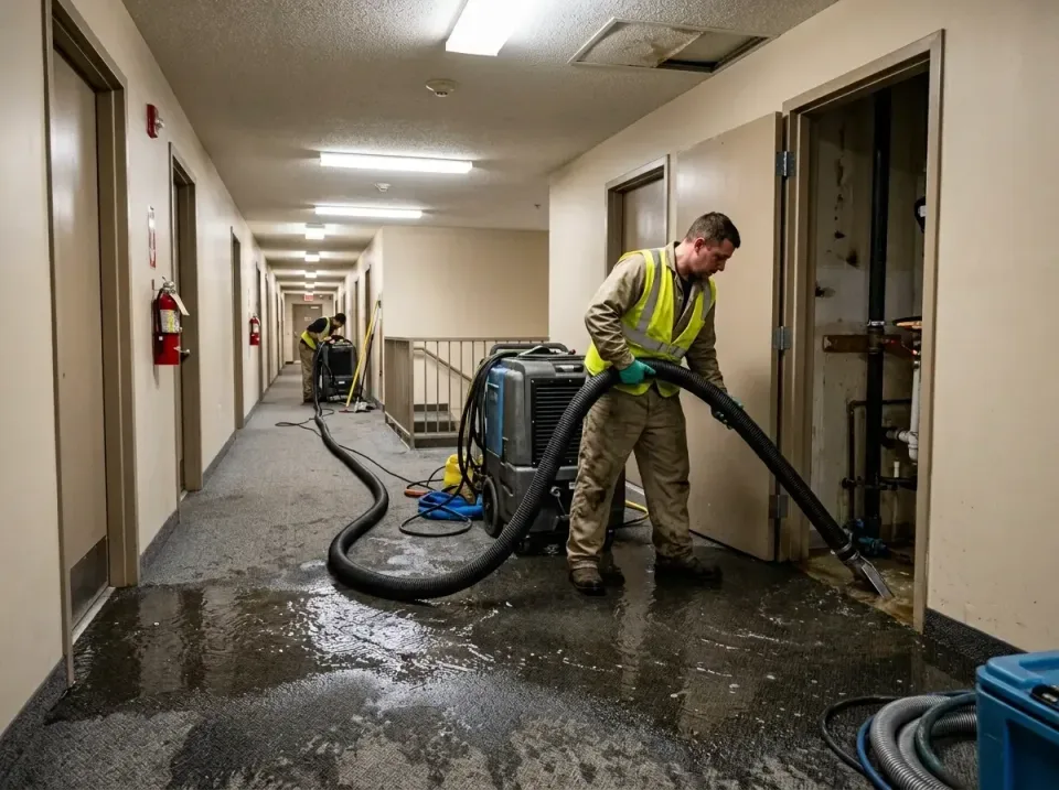 multi-unit-apartment-hallway-f-005 — frequently asked questions, Emergency Burst Pipe Water Extraction & Removal in Marshall…